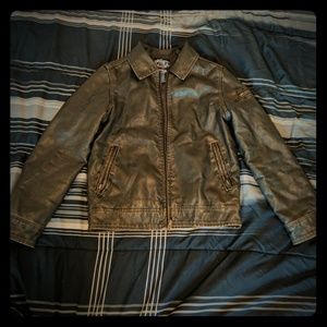 Faux leather jacket